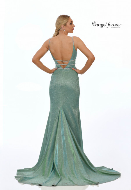 Angel Forever Mint Fitted Evening Dress / Prom Dress